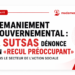 Remaniement gouvernemental : le SUTSAS dénonce un «recul préoccupant» dans le secteur de l’Action sociale